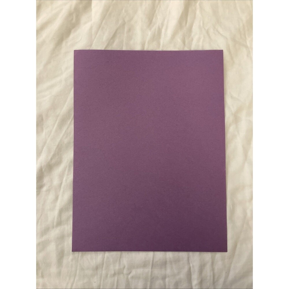 Purple Construction Paper | 12 Inches By 9 Inches | 1 Sheet Only